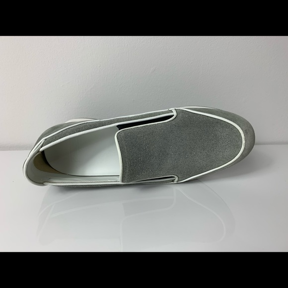 NEW MAX MARA MM31 Grey Perla Suede Sneakers - Picture 6 of 7